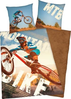 Herding Young Collection Jugendbettwäsche "Mountainbike"