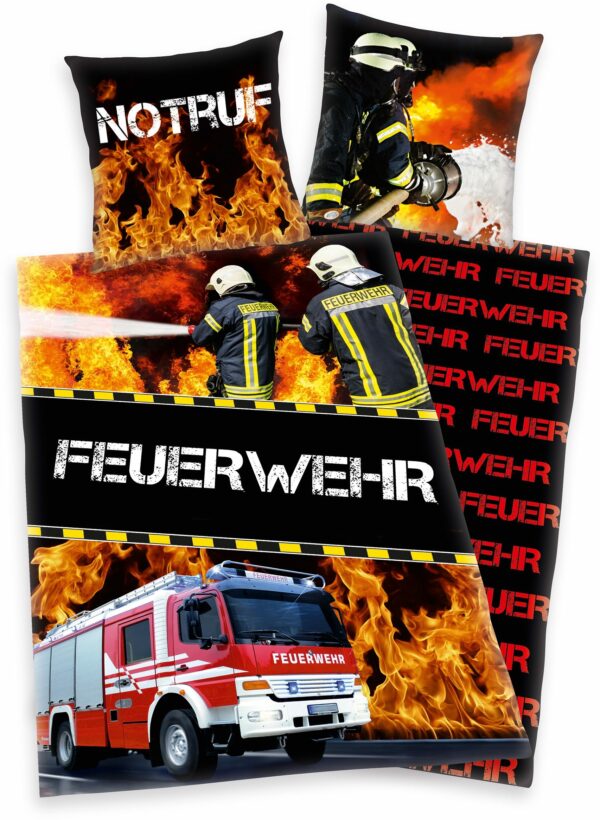 Herding Young Collection Kinderbettwäsche "Feuerwehrmann Sam"