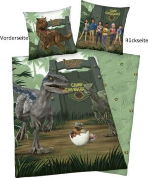 Jurassic World Kinderbettwäsche "Jurassic World Camp Cretaceous"