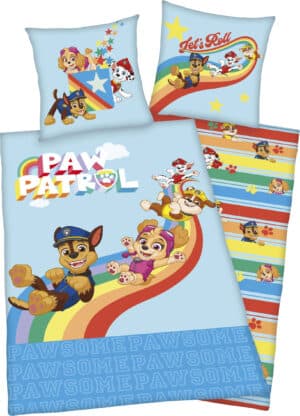 PAW PATROL Kinderbettwäsche "Lets Roll"