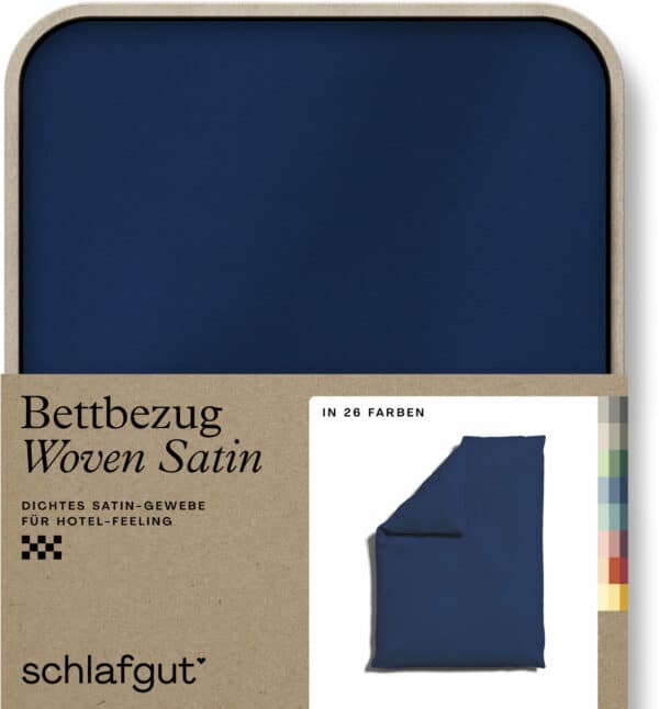 Schlafgut Bettbezug "Woven Satin"