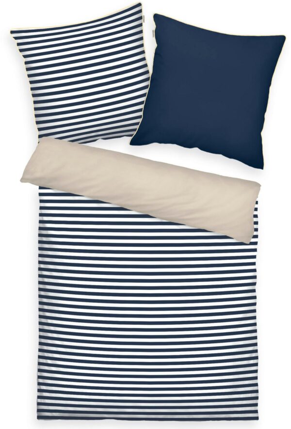 TOM TAILOR HOME Bettwäsche "STRIPES WITH A KICK in Gr. 135x200cm oder 155x220cm"