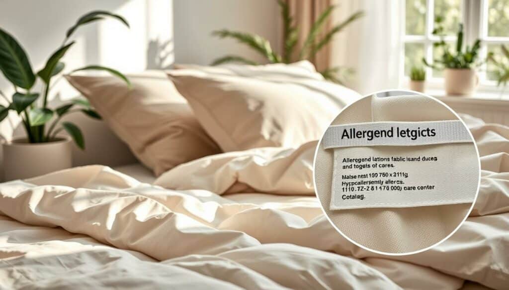 Pflegehinweise für allergenarme Bettwäsche